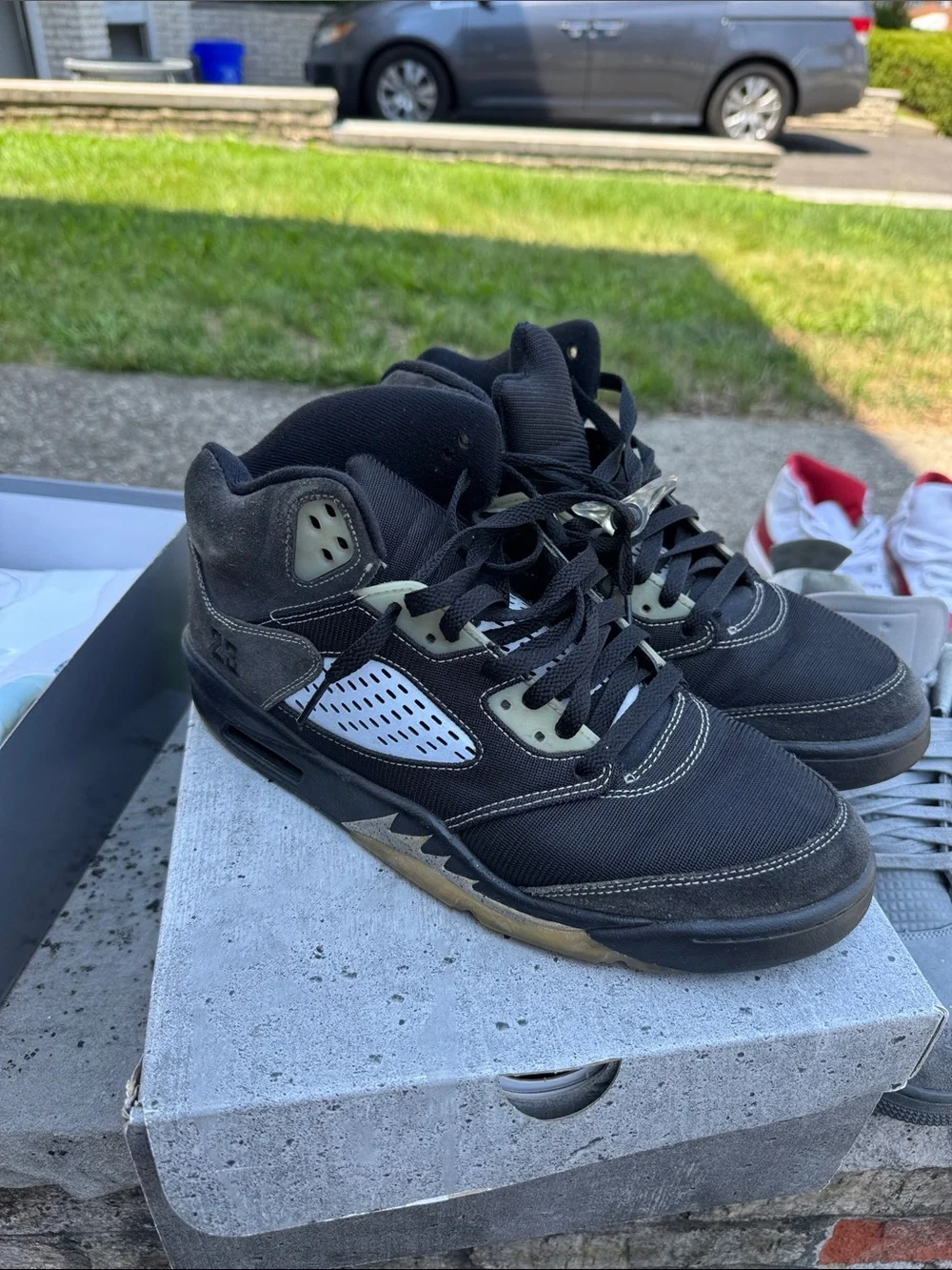 Jordan 5’s black/grey